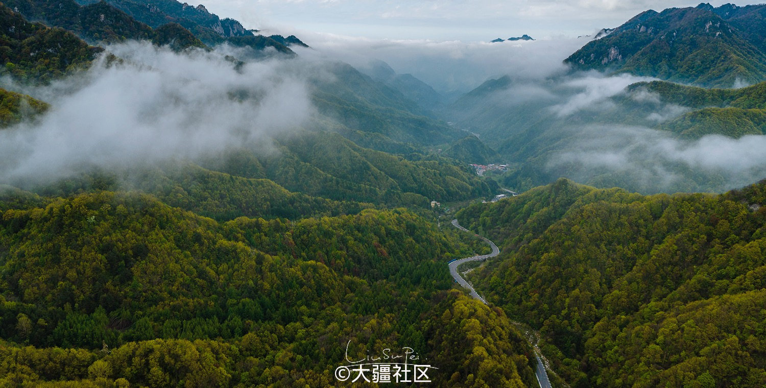 【陕西·大秦岭】初夏航拍