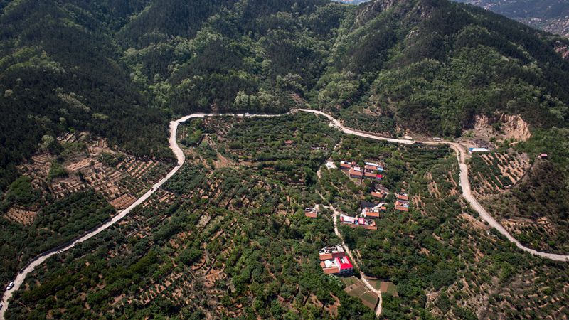 航拍 山色山谷(shui yu)