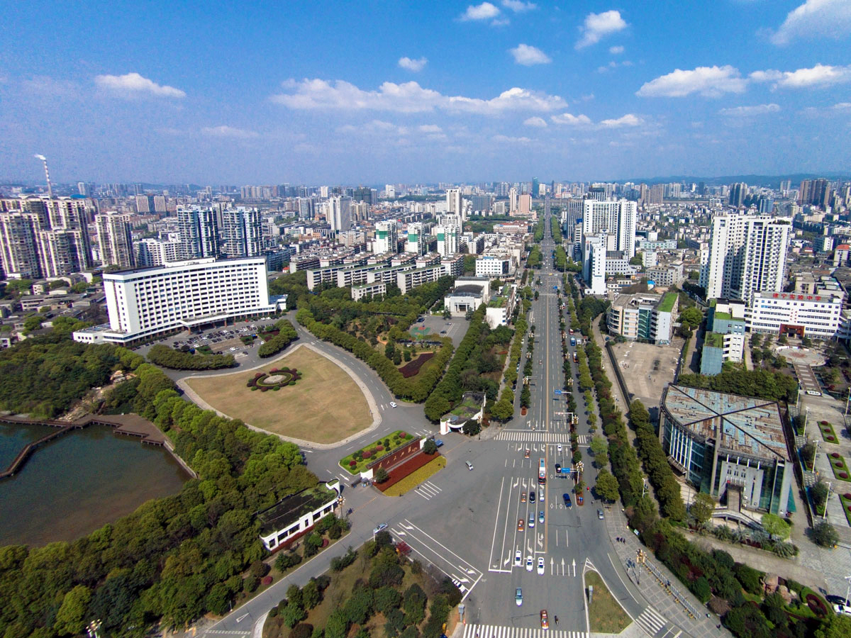 家乡的美景 在"云端" 瞰株洲