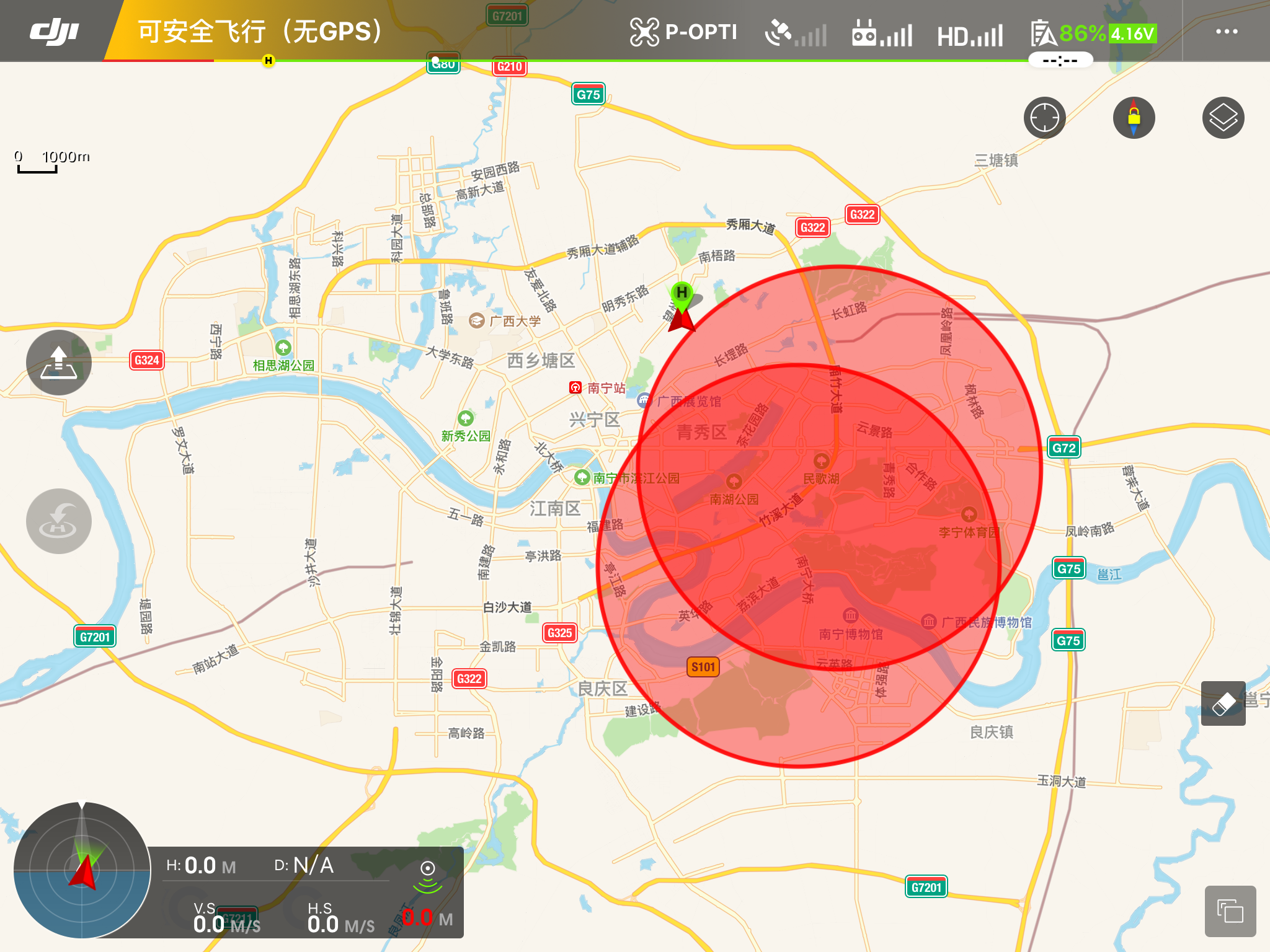 大疆成都禁飞区域地图图片