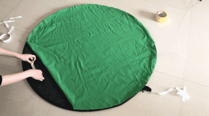 除了mavic air,你还需要一个重要的东西, 它就是…绿幕.