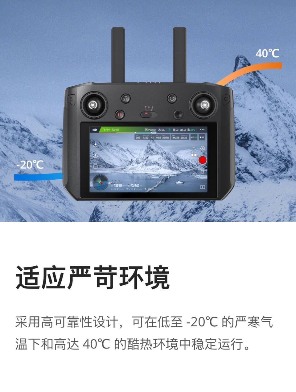 大疆创新发布"御"mavic 2系列带屏幕遥控器